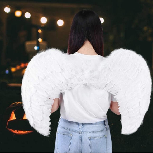 Other - Elastic Shoulder Strap Feather Wing, Angel Wings, for Party Stage Children/Adult